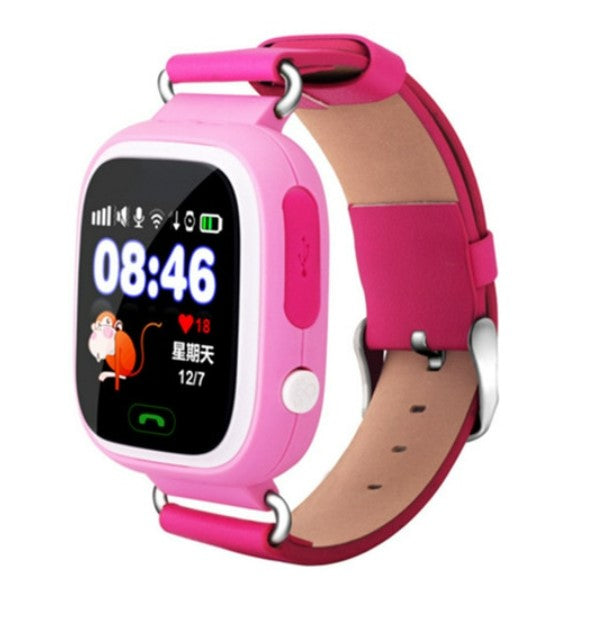 Q90 Smart Watch for Kids with SOS Alarm - Pink