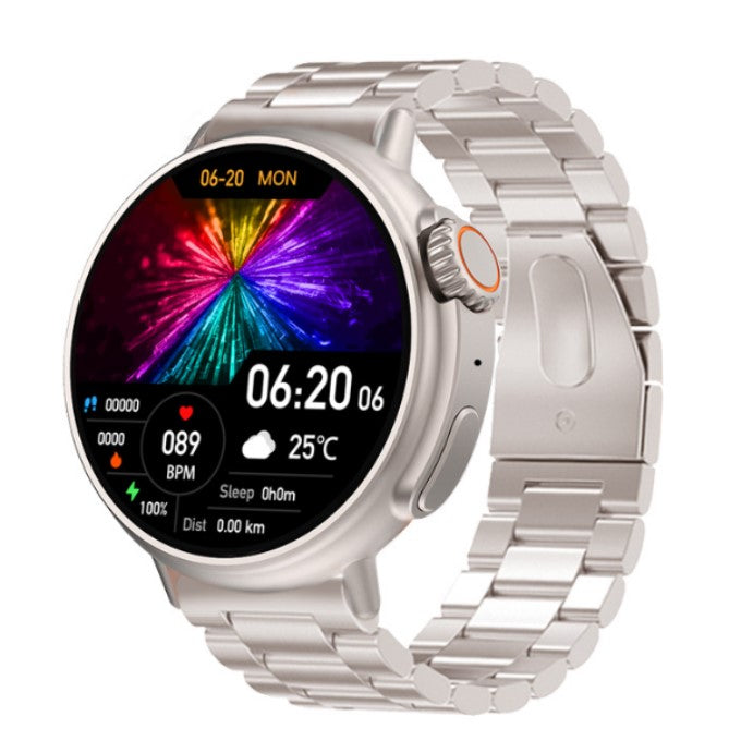MT30 Smart Watch Ultra Long Range Waterproof - Silver Steel