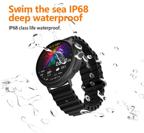 MT30 Smart Watch Ultra Long Range Waterproof - Silver Steel