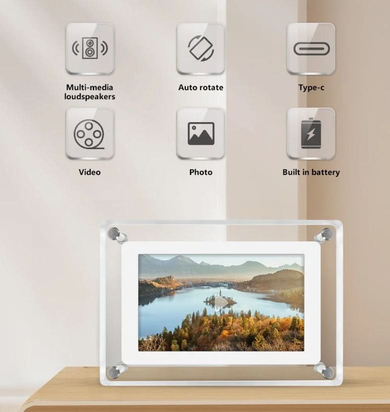 5 inch HD 1080p Digital Photo Frame Advertising Machine Video/Picture Display Player