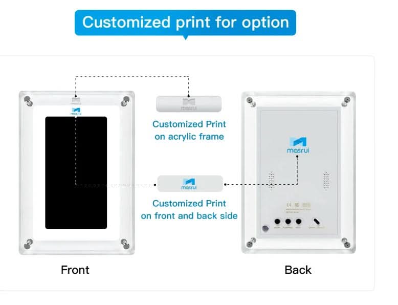 5 inch HD 1080p Digital Photo Frame Advertising Machine Video/Picture Display Player