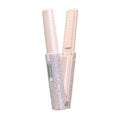 Electric USB Hair Straightening Brush Multifunctional Hair Curler Comb Styler - Pink