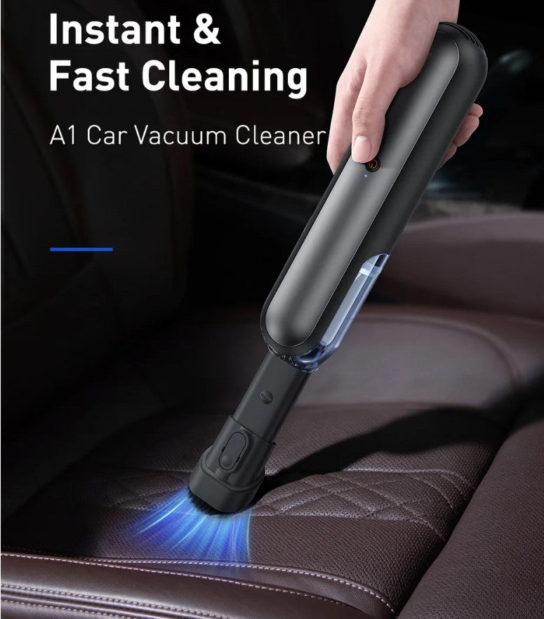 Baseus A1 Car Vacuum Cleaner 4000Pa Wireless Vacuum For Car Home Cleaning - Black