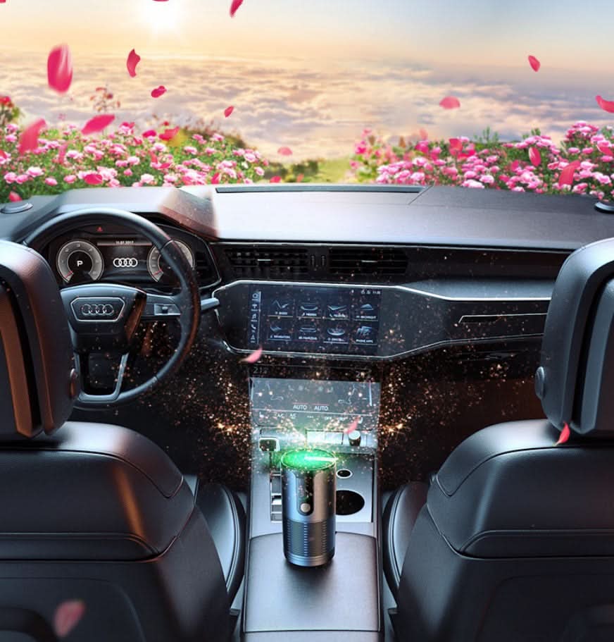 Intelligent Car Air Purifier - White