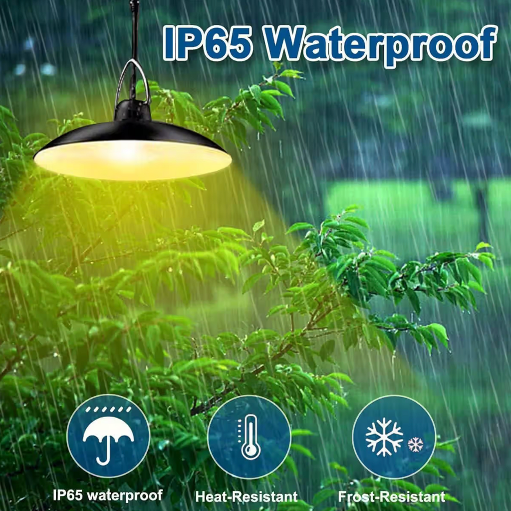 Solar Powered Indoor/Outdoor Solar Pendant Light